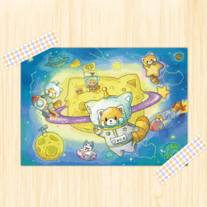 小熊貓博物館 |《小小熊貓太空人計劃》 明信片