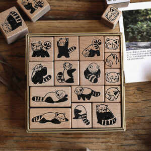 湄旅文創 | 小熊貓小印章組