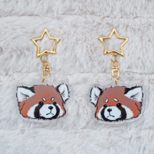 金鹿鹿文創 | 小熊貓雙面匙扣