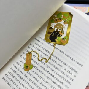 管管小熊貓 | 金屬書簽