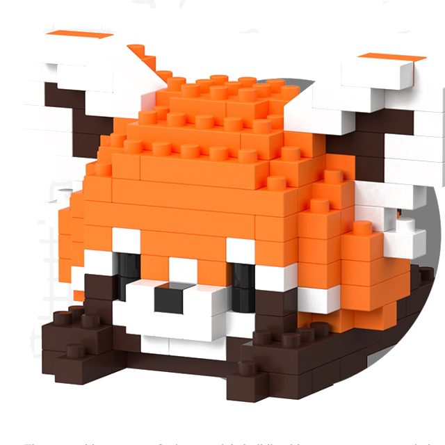 趴趴聯盟小熊貓積木- 小熊貓博物館