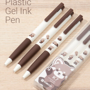 KACO | 小熊貓速乾0.5黑色中性筆[3枝裝]