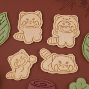 小熊貓餅乾模具