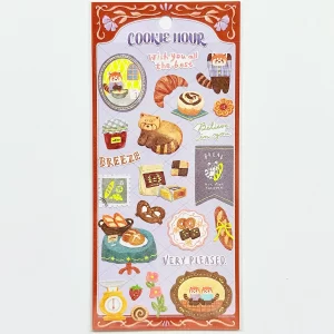 MIND WAVE | COOKIE HOUR STICKER 小熊貓曲奇貼紙